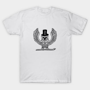 Owl - Russian Tattoo Design T-Shirt